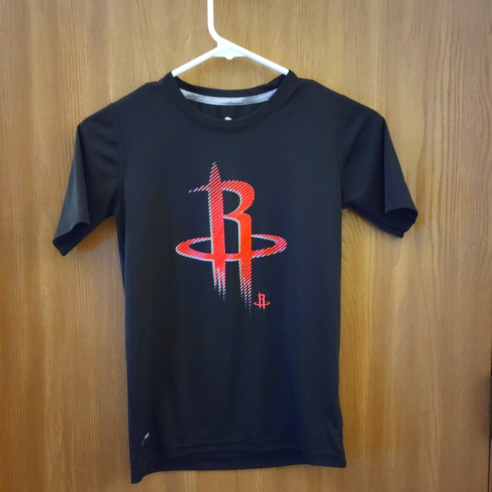Houston Rockets NBA Brand Dri Tek Short Sleeve Tee Shirt Size Small (8)